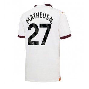 Manchester City Matheus Nunes #27 Venkovní Dres 2023-24 Krátkým Rukávem