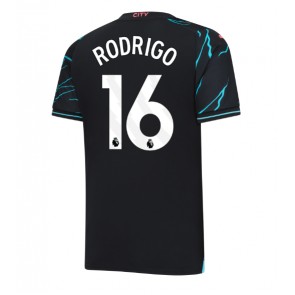 Manchester City Rodri Hernandez #16 Alternativní Dres 2023-24 Krátkým Rukávem