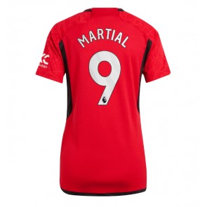 Manchester United Anthony Martial #9 Domácí Dres pro Dámy 2023-24 Krátkým Rukávem
