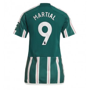 Manchester United Anthony Martial #9 Venkovní Dres pro Dámy 2023-24 Krátkým Rukávem