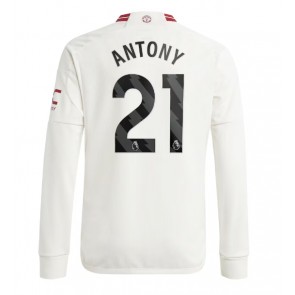 Manchester United Antony #21 Alternativní Dres 2023-24 Dlouhým Rukávem