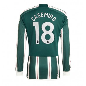 Manchester United Casemiro #18 Venkovní Dres 2023-24 Dlouhým Rukávem