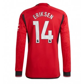 Manchester United Christian Eriksen #14 Domácí Dres 2023-24 Dlouhým Rukávem