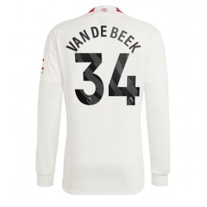 Manchester United Donny van de Beek #34 Alternativní Dres 2023-24 Dlouhým Rukávem