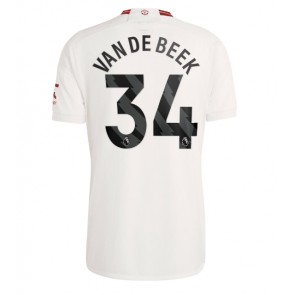 Manchester United Donny van de Beek #34 Alternativní Dres 2023-24 Krátkým Rukávem