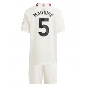 Manchester United Harry Maguire #5 Alternativní dres komplet pro Děti 2023-24 Krátkým Rukávem (+ Krátké kalhoty)