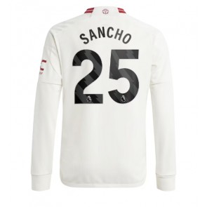 Manchester United Jadon Sancho #25 Alternativní Dres 2023-24 Dlouhým Rukávem