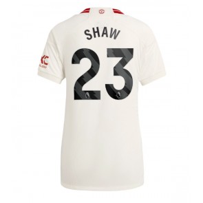 Manchester United Luke Shaw #23 Alternativní Dres pro Dámy 2023-24 Krátkým Rukávem