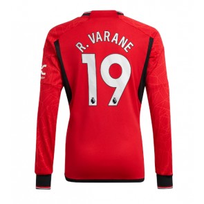Manchester United Raphael Varane #19 Domácí Dres 2023-24 Dlouhým Rukávem