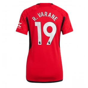 Manchester United Raphael Varane #19 Domácí Dres pro Dámy 2023-24 Krátkým Rukávem