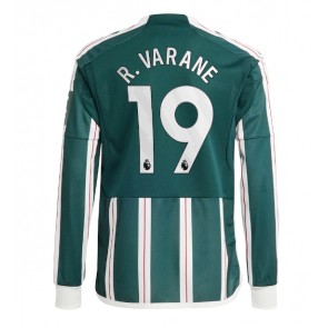 Manchester United Raphael Varane #19 Venkovní Dres 2023-24 Dlouhým Rukávem