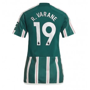 Manchester United Raphael Varane #19 Venkovní Dres pro Dámy 2023-24 Krátkým Rukávem