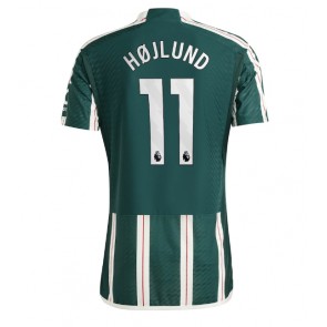 Manchester United Rasmus Hojlund #11 Venkovní Dres 2023-24 Krátkým Rukávem