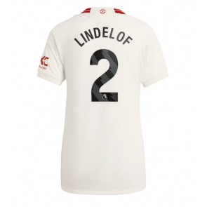 Manchester United Victor Lindelof #2 Alternativní Dres pro Dámy 2023-24 Krátkým Rukávem