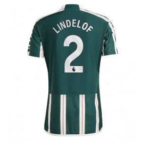 Manchester United Victor Lindelof #2 Venkovní Dres 2023-24 Krátkým Rukávem