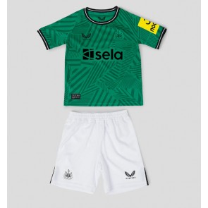 Newcastle United Venkovní dres komplet pro Děti 2023-24 Krátkým Rukávem (+ Krátké kalhoty)