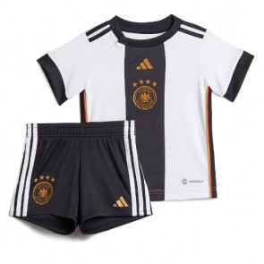 Německo Domácí dres komplet pro Děti MS 2022 Krátkým Rukávem (+ Krátké kalhoty)
