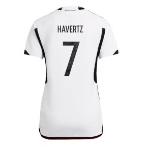 Německo Kai Havertz #7 Domácí Dres pro Dámy MS 2022 Krátkým Rukávem