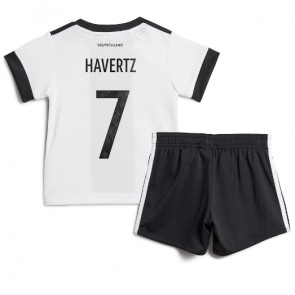 Německo Kai Havertz #7 Domácí dres komplet pro Děti MS 2022 Krátkým Rukávem (+ Krátké kalhoty)