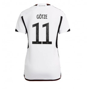 Německo Mario Gotze #11 Domácí Dres pro Dámy MS 2022 Krátkým Rukávem