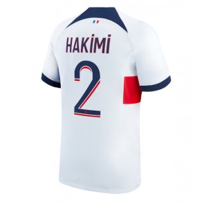 Paris Saint-Germain Achraf Hakimi #2 Venkovní Dres 2023-24 Krátkým Rukávem
