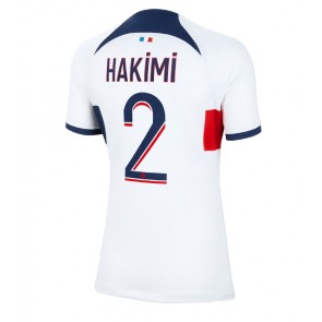 Paris Saint-Germain Achraf Hakimi #2 Venkovní Dres pro Dámy 2023-24 Krátkým Rukávem