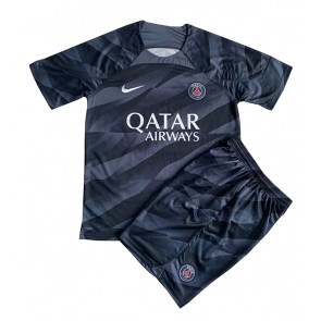 Paris Saint-Germain Brankář Venkovní dres komplet pro Děti 2023-24 Krátkým Rukávem (+ Krátké kalhoty)