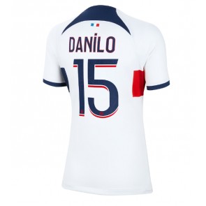 Paris Saint-Germain Danilo Pereira #15 Venkovní Dres pro Dámy 2023-24 Krátkým Rukávem