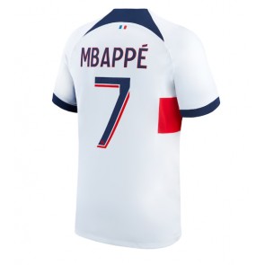 Paris Saint-Germain Kylian Mbappe #7 Venkovní Dres 2023-24 Krátkým Rukávem
