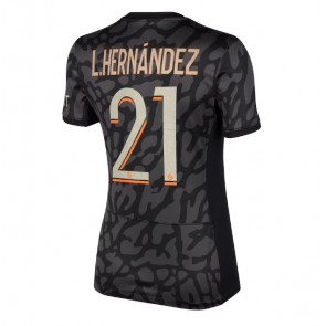 Paris Saint-Germain Lucas Hernandez #21 Alternativní Dres pro Dámy 2023-24 Krátkým Rukávem