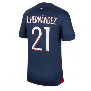 Paris Saint-Germain Lucas Hernandez #21 Domácí Dres 2023-24 Krátkým Rukávem