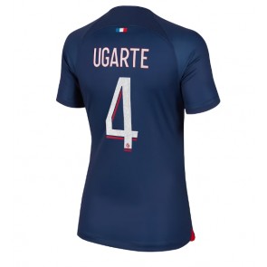 Paris Saint-Germain Manuel Ugarte #4 Domácí Dres pro Dámy 2023-24 Krátkým Rukávem