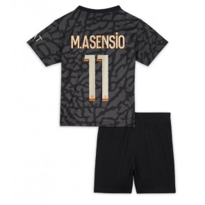 Paris Saint-Germain Marco Asensio #11 Alternativní dres komplet pro Děti 2023-24 Krátkým Rukávem (+ Krátké kalhoty)