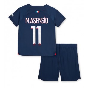 Paris Saint-Germain Marco Asensio #11 Domácí dres komplet pro Děti 2023-24 Krátkým Rukávem (+ Krátké kalhoty)