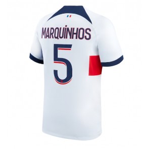Paris Saint-Germain Marquinhos #5 Venkovní Dres 2023-24 Krátkým Rukávem