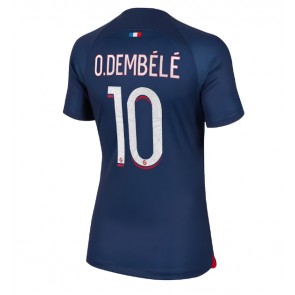 Paris Saint-Germain Ousmane Dembele #10 Domácí Dres pro Dámy 2023-24 Krátkým Rukávem