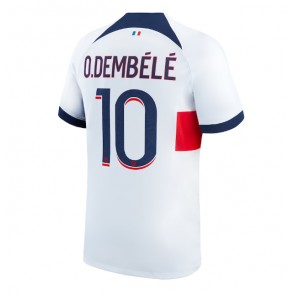 Paris Saint-Germain Ousmane Dembele #10 Venkovní Dres 2023-24 Krátkým Rukávem