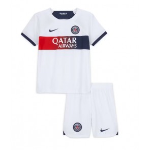 Paris Saint-Germain Venkovní dres komplet pro Děti 2023-24 Krátkým Rukávem (+ Krátké kalhoty)