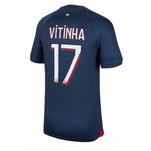Paris Saint-Germain Vitinha Ferreira #17 Domácí Dres 2023-24 Krátkým Rukávem