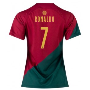Portugalsko Cristiano Ronaldo #7 Domácí Dres pro Dámy MS 2022 Krátkým Rukávem