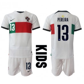 Portugalsko Danilo Pereira #13 Venkovní dres komplet pro Děti MS 2022 Krátkým Rukávem (+ Krátké kalhoty)