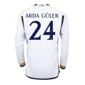 Real Madrid Arda Guler #24 Domácí Dres 2023-24 Dlouhým Rukávem