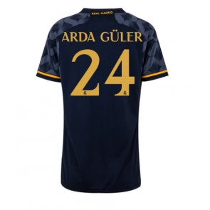 Real Madrid Arda Guler #24 Venkovní Dres pro Dámy 2023-24 Krátkým Rukávem