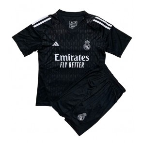 Real Madrid Brankář Alternativní dres komplet pro Děti 2023-24 Krátkým Rukávem (+ Krátké kalhoty)