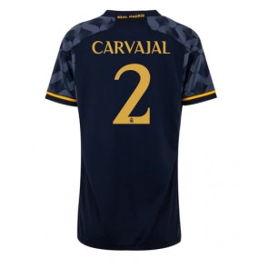 Real Madrid Daniel Carvajal #2 Venkovní Dres pro Dámy 2023-24 Krátkým Rukávem