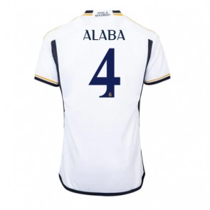 Real Madrid David Alaba #4 Domácí Dres 2023-24 Krátkým Rukávem