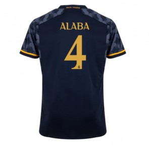 Real Madrid David Alaba #4 Venkovní Dres 2023-24 Krátkým Rukávem