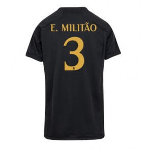 Real Madrid Eder Militao #3 Alternativní Dres pro Dámy 2023-24 Krátkým Rukávem