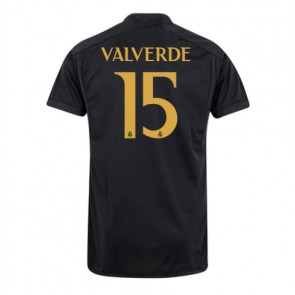 Real Madrid Federico Valverde #15 Alternativní Dres 2023-24 Krátkým Rukávem