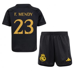 Real Madrid Ferland Mendy #23 Alternativní dres komplet pro Děti 2023-24 Krátkým Rukávem (+ Krátké kalhoty)